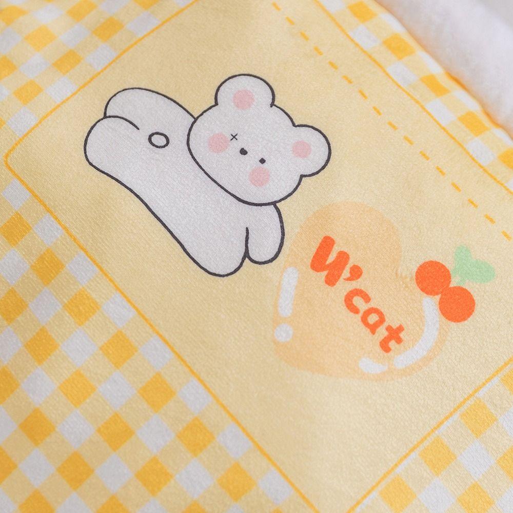 Semi-Enclosed Pet Warm Nest Cartoon Cat Cave Bed Pet Cave Cat Sleeping Bag  Indoor
