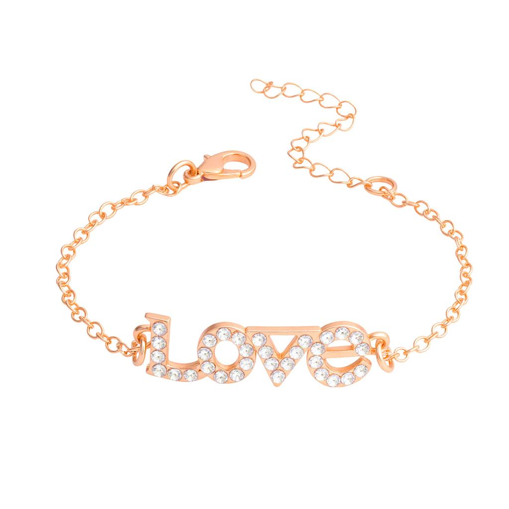 Stylish LOVE Letter Bracelet For Women Trendy Personalized Versatile Fashion Jewelry Accessory