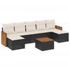 VidaXL Garden Lounge Set with Cushions 8 Pcs, Patio Sofas, Furniture Set, Outdoor Terrace Furniture, Black 3260320
