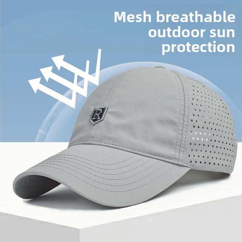 Mens Summer Mesh Sun Hat With Quick Dry Fabric For Outdoor Activities