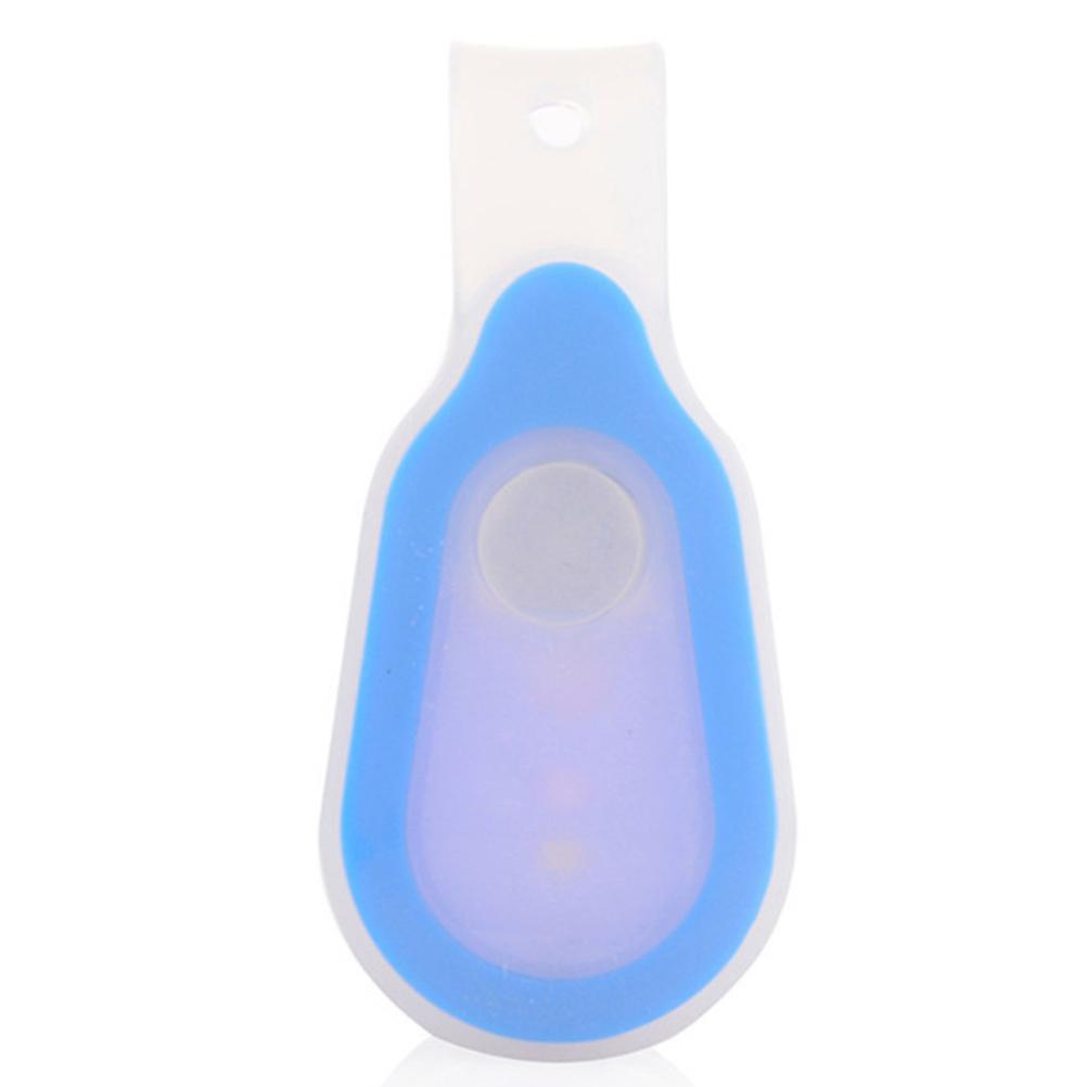 LED Clip On Flashlight Silicone Night Light Backpack Light Pocket Work Light Safety Warning Light for Outdoor Night
