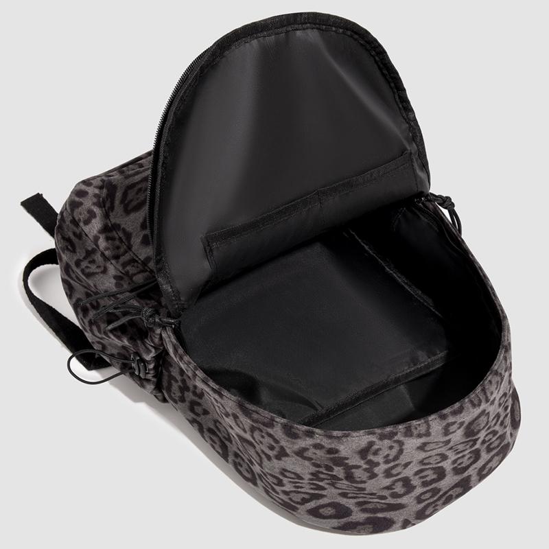 Leopard Print Backpack Travel Backpack Women's Schoolbag