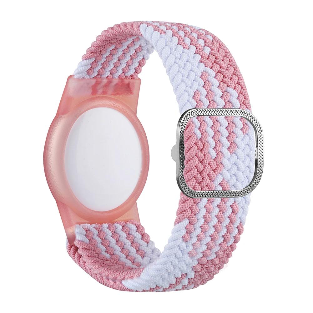 Kinderarmband für Apple AirTags Schutzhülle Kratzfestes Armband Verstellbares Armband für Apple Air Tag GPS-Tracker Halter