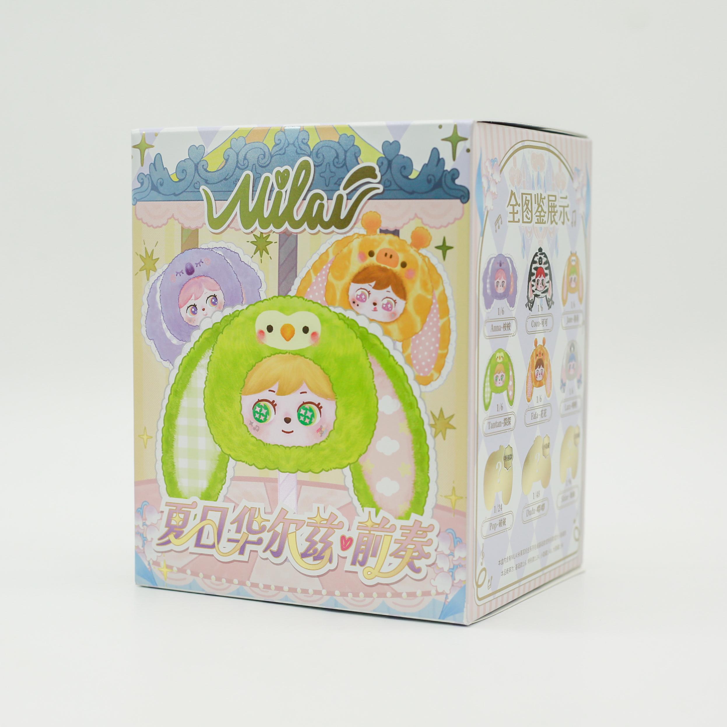 Photos - Soft Toy MILAI Vinyl Face Long Ears Baby Head Rabbit Forest Animals Doll Stuffed Plush Blind Box Toy Collecton Birthday Gifts