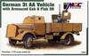 Mack Distribution 1/72 Scale German 3-Ton 4x2 Armored Truck with Flak 38 Plastic Model Kit MAC72069 (Combat Vehicle)