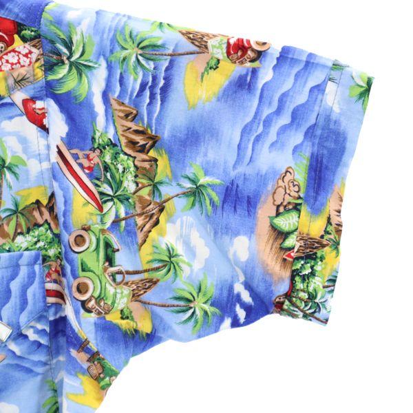 RockMount Made in USA SP1694 Tropical Print Short sleeve Western shirt Men's Used