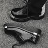 Fashion Leather Shoes For Man Platform Genuine Leather Big Size Shoes High Quality Designer Formal Platform Casual Shoes Outdoor