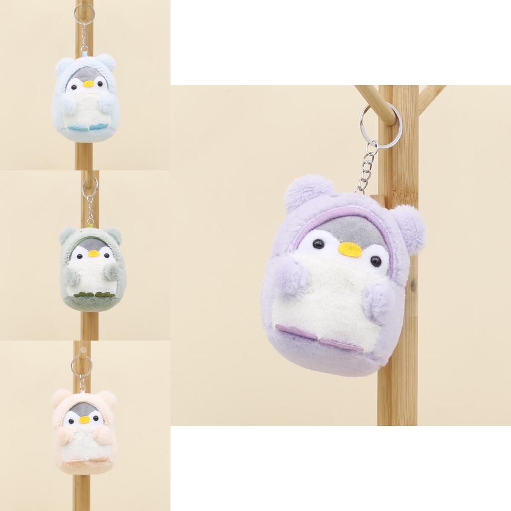 Adorable Plush Cartoon Penguin Keychain Cute Stuffed Animal Perfect For Gifts