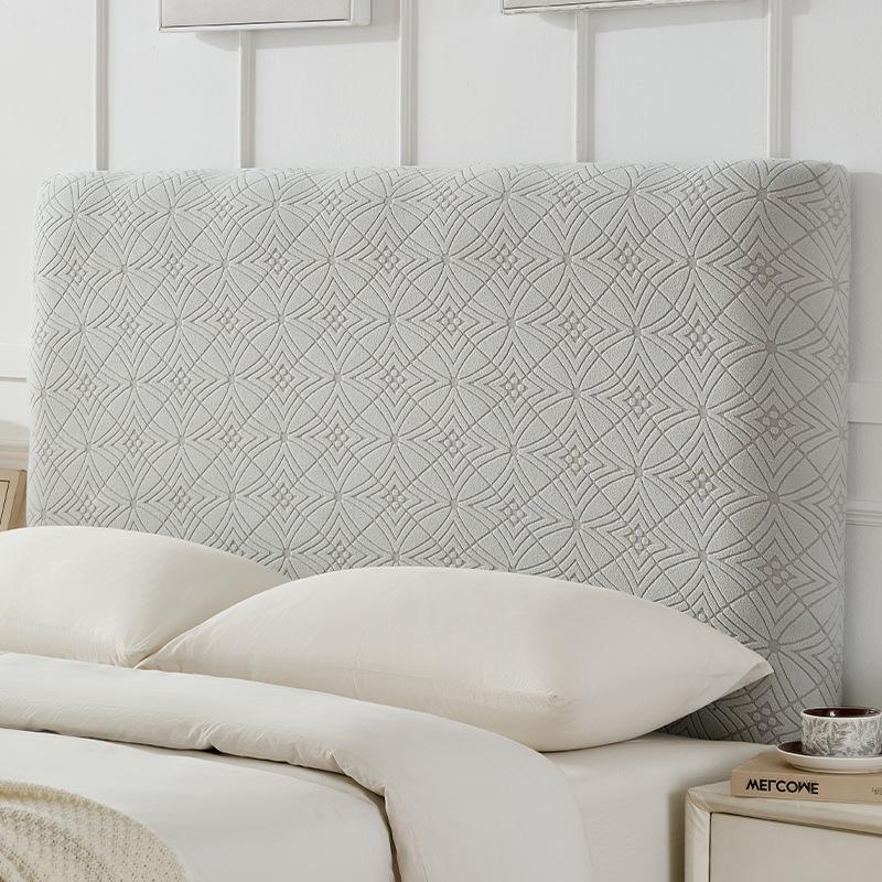 Jacquard Headboard Cover: Thickened, Dustproof, Non-slip, Wear-resistant, Elastic Slipcover & Backrest Protector