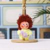 Adorable Star Plush Doll Keychain With Short Pile Fabric For Gifts