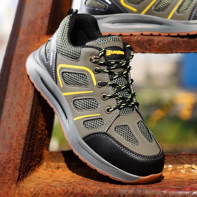 Miflame Puncture-Resistant Steel Toe Safety Shoes 36-47