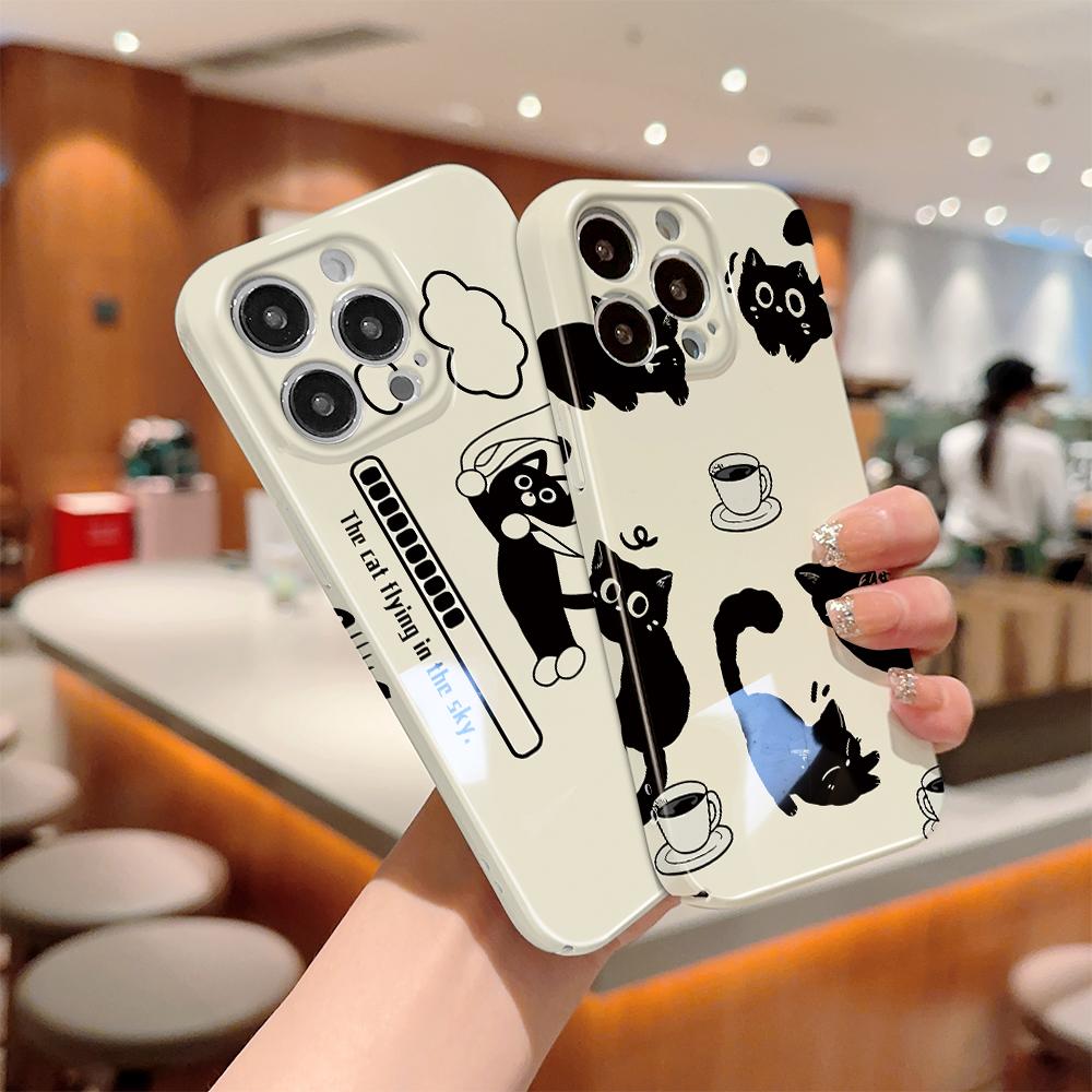 Komplexní filmový kryt na telefon s kresleným módním designem, tvrdý plášť s plným krytem, nárazuvzdorný fotoaparát, ochranný kryt pro OPPO Realme OnePlus Infinix Tecno