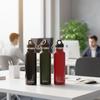 Custom Logo Classic Back to School Insulated Stainless Steel Double-Layer Vacuum Water Bottle with Bamboo Lid