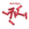 30/50/100Pcs Multiple Colors Aluminum Alloy Bicycle Brake Shifter Inner Cable Tips Wire End Cap Cable Line Core Cap Cover Gear