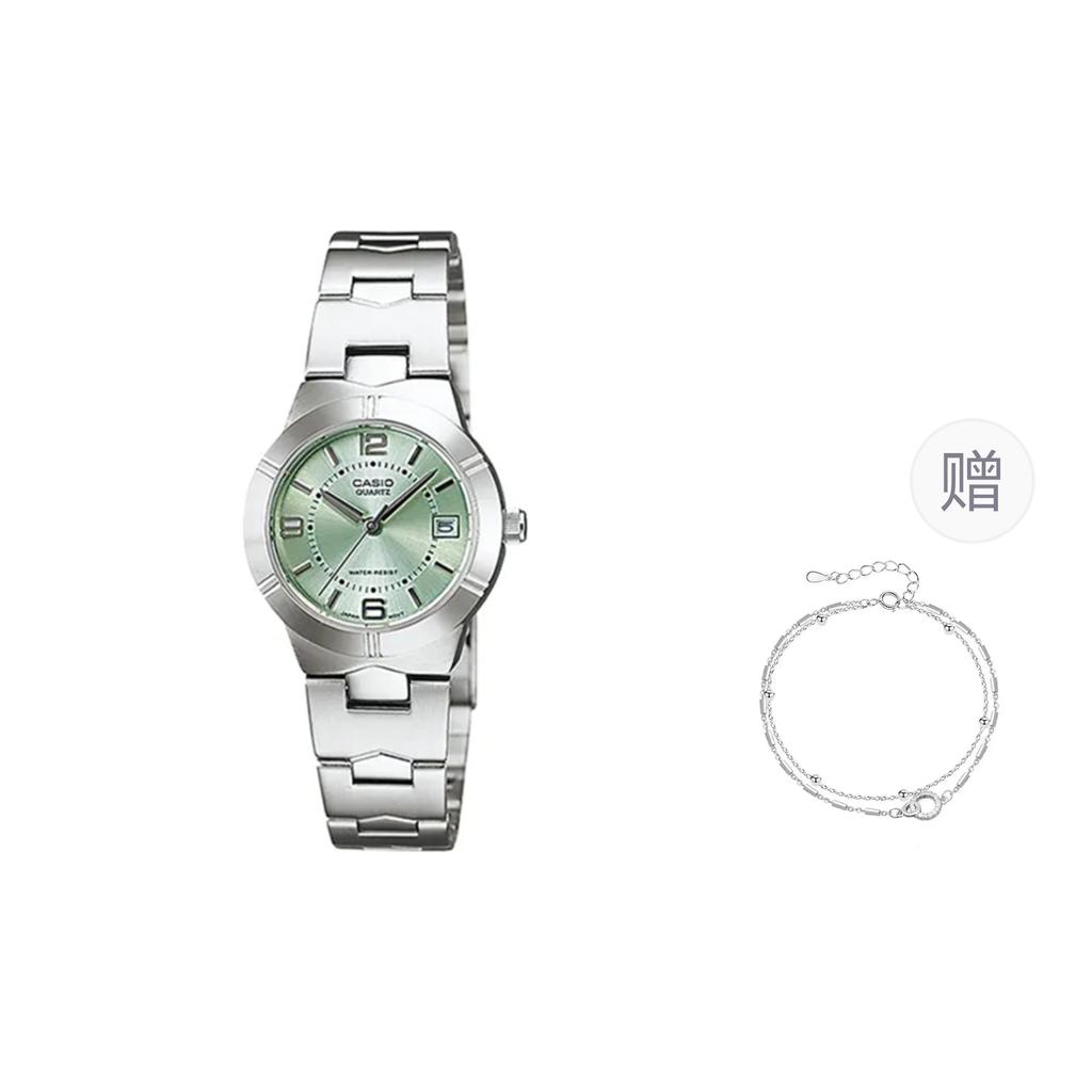 CASIO Women's Green Watch LTP-1241D-3A