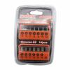 Professional 14-Piece Tamper Resistant Star Bits, S2 Alloy Steel, T5 - T40 Security Torx Bit Set