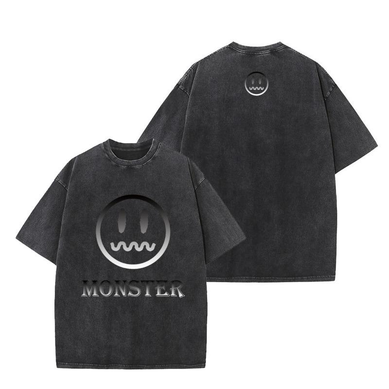 Vintage Classic Radiohead Tees North America Tour Rock Tshirt  Hip Hop Street Casual Top Sleeved Harajuku Streetwear Tops Tees