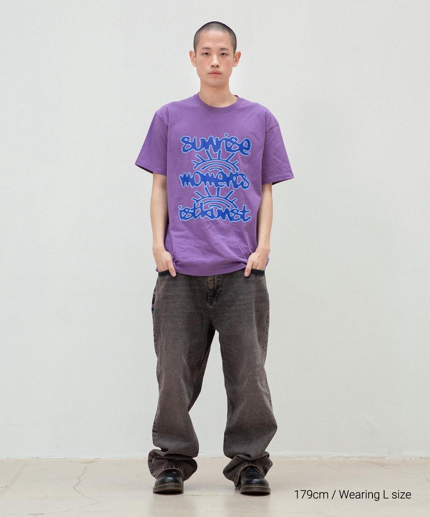 ISTKUNST Sunrise Moment Tee_Purple(Ik2Emmt504A)