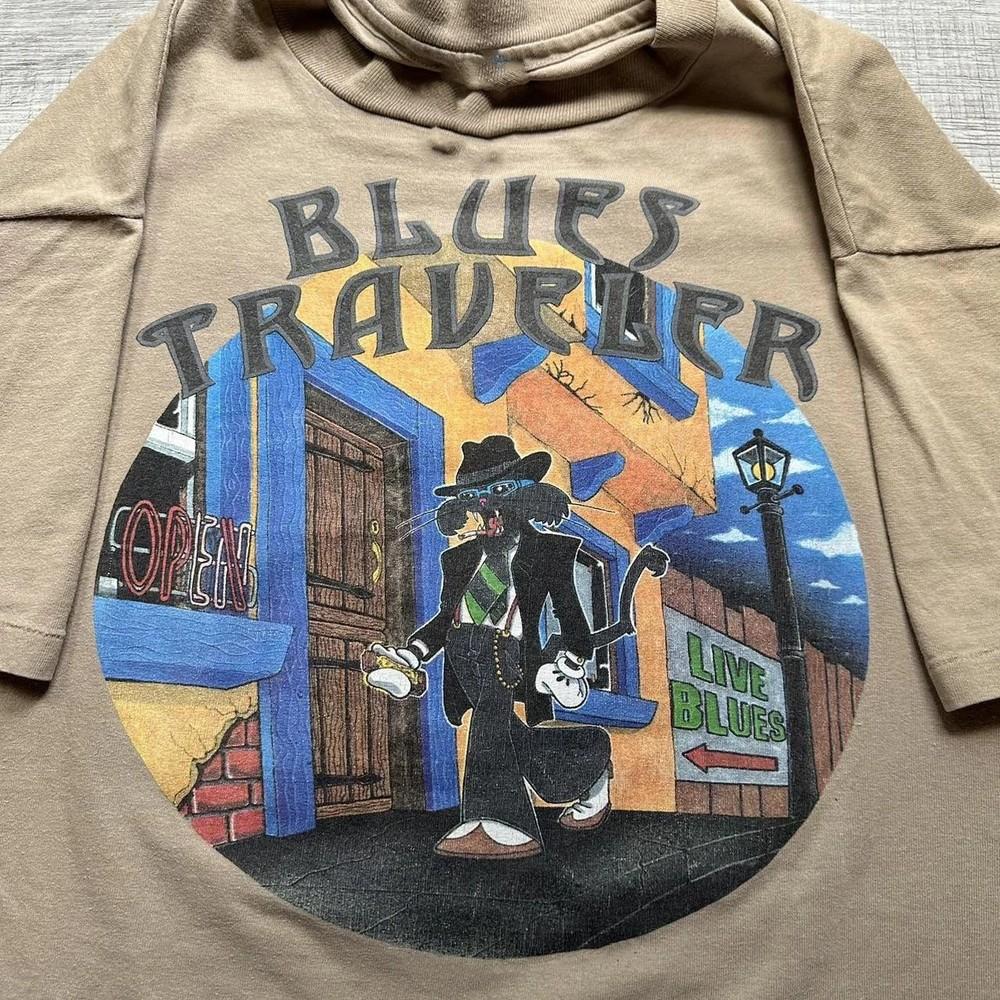 Rare Collection Blues Traveler Band 1996 Tour Gift For Fan T-shirt GC3082 Unisex T-Shirt S