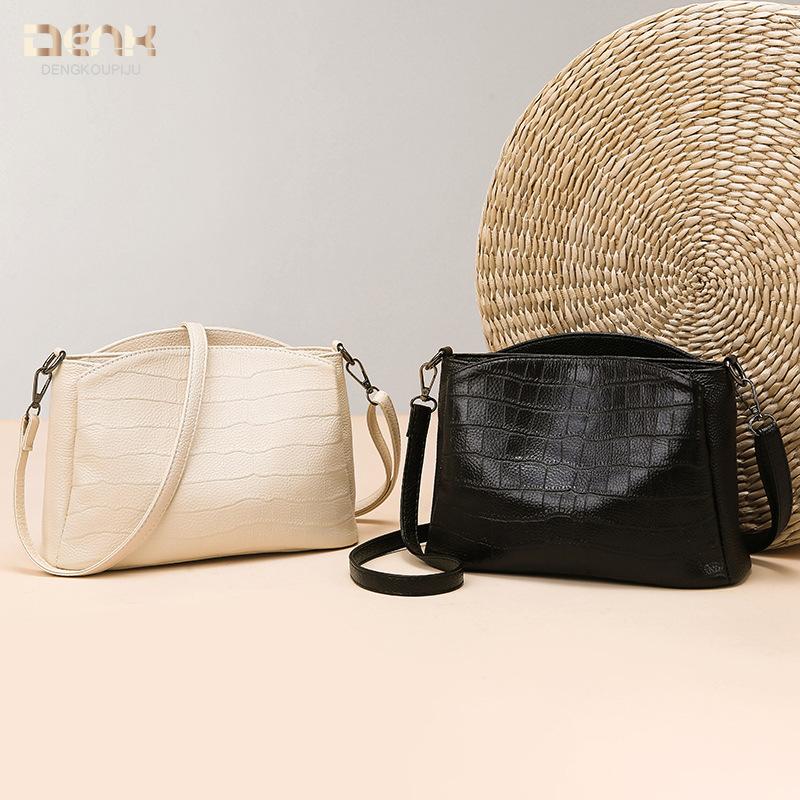 Leather Women's Bag Trendy and High-end Style Large-capacity Single-shoulder Crossbody Bag Cowhide Tote Bag