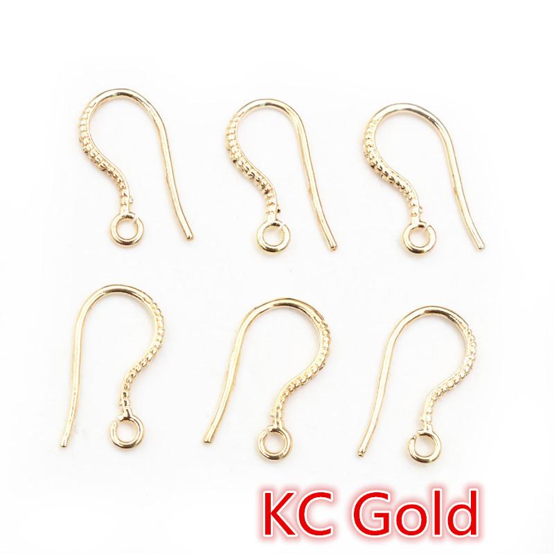 20pcs 17x8mm Brass Matel DIY Earring Hooks Findings Earrings Clasps Earwire Jewelry Making Accessories Supplies