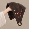 Women's Vintage Embroidered Floral Headscarf Warm Hair Wrap Hat Headwear for Winter