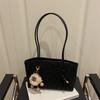 Retro commuter large-capacity underarm bag women's  new fashion shoulder bag simple personality portable tote bag