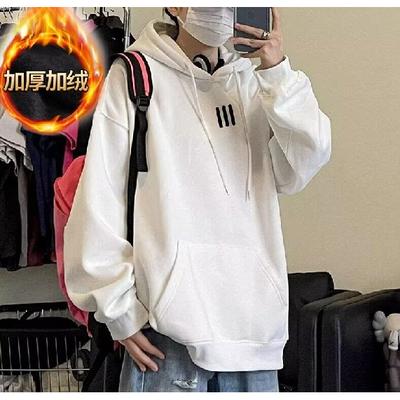 Herren Kapuzenpullover Lässiger Lockerer Trendy Top Buchstaben Bedruckter All-Match-Mantel