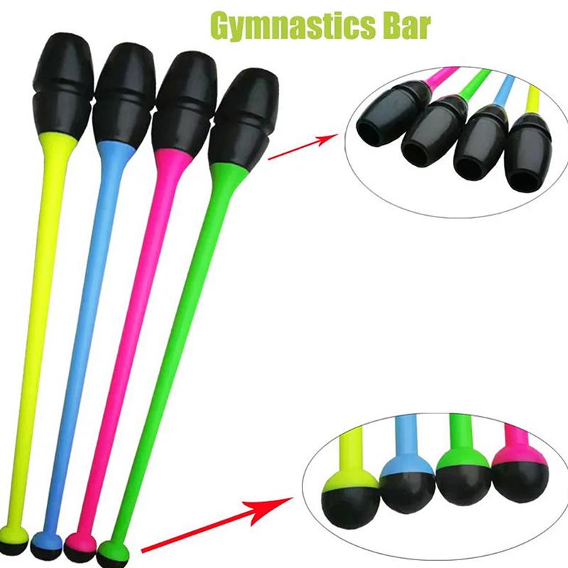 Bară Gimnastică Ritmică 36/41cm Echipament de Antrenament Băț Gimnastică Ritm Fitness Antrenament Copii Bară Competiție