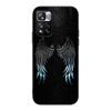 Fashion Angel Wings Case for Xiaomi Redmi Note 9S 9 8 10 11 Pro 9C 9A 7 8T 7A 8A 6A 6 10S Black Soft Silicone Phone Cover Coque