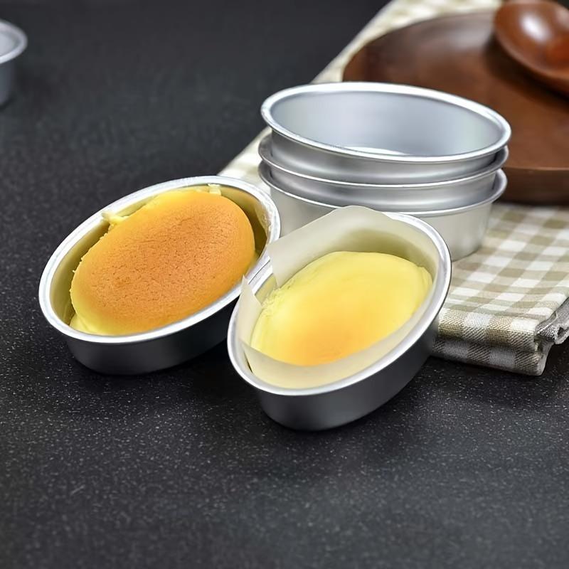 5pcs Mini Oval Cake Mold, Cheesecake Pan, Baking Tools, Home Kitchen Accessories