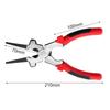 Carbon Steel Sharp Mouth MIG Welding Pliers Anti-slip Handle for Welding Torch  Convenient Practical Cable Wire Stripper Cutter