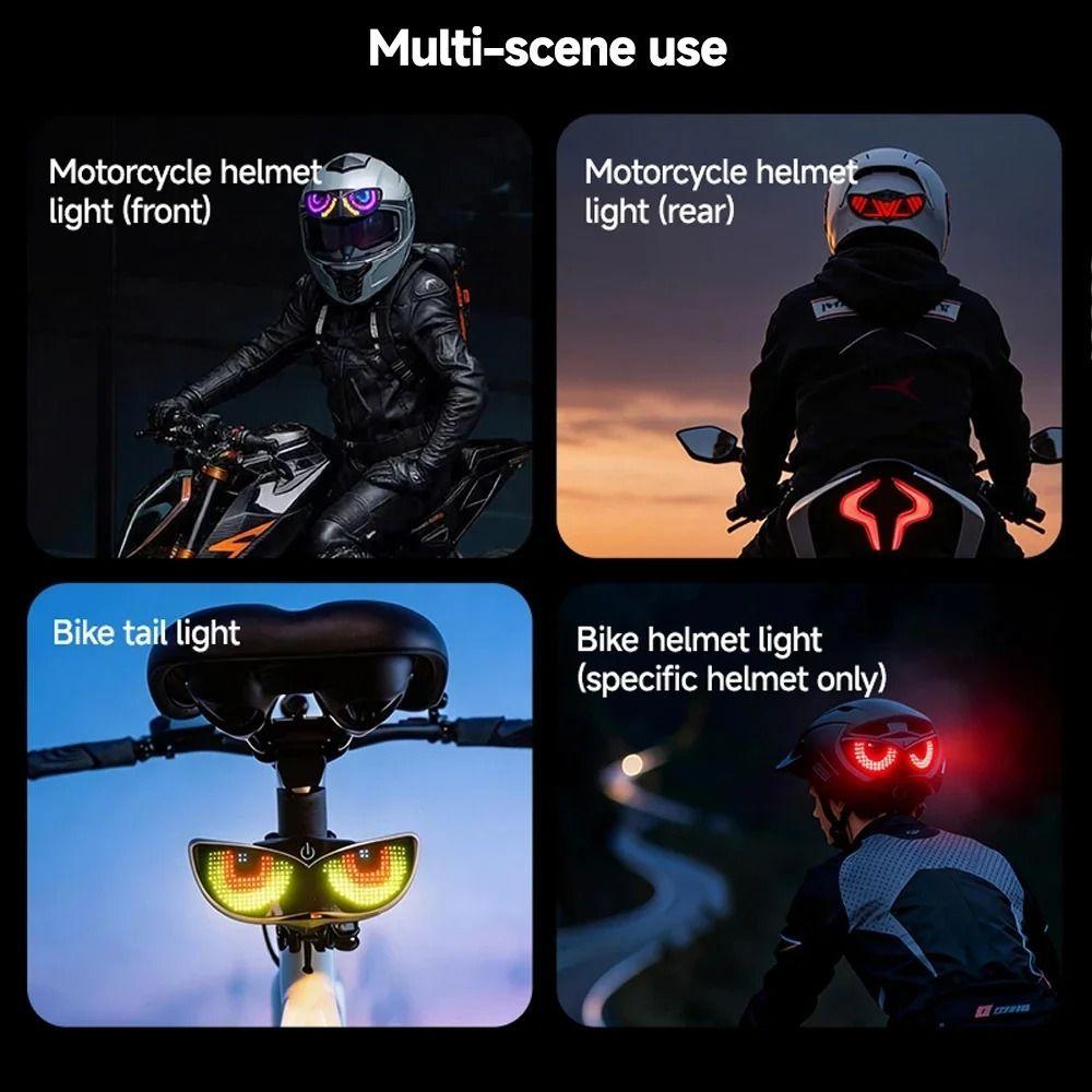 LED Lichtbron Helm LED Licht PC Rijden Sfeerlamp Motor Nachtrit
