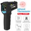 Digital Infrared Thermometer Non-contact Laser Thermometer Handheld High-precision Infrared Thermometer Imager LCD Light Alarms
