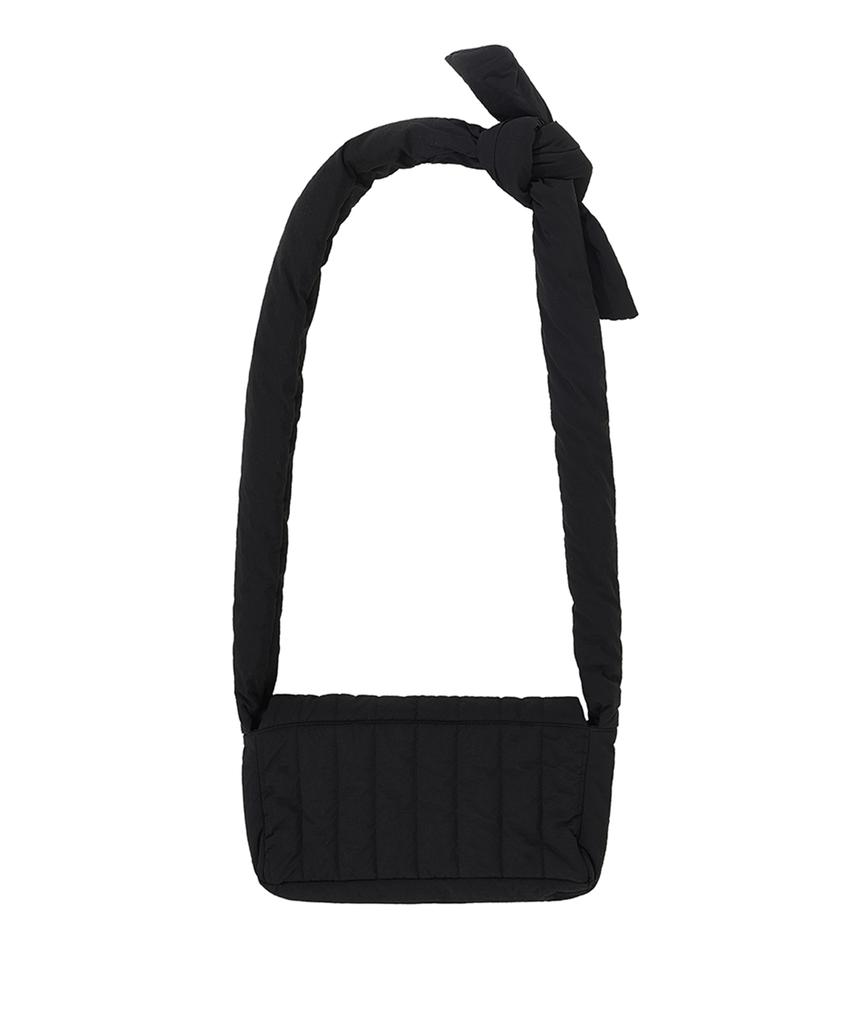 Openyard(Oy) Padding Tie Cross Bag-Black