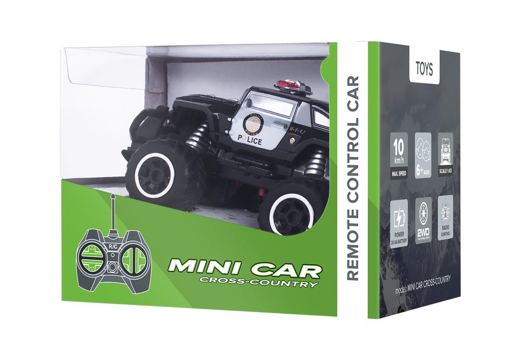 Remote-controlled car POLICE Rebel super agile