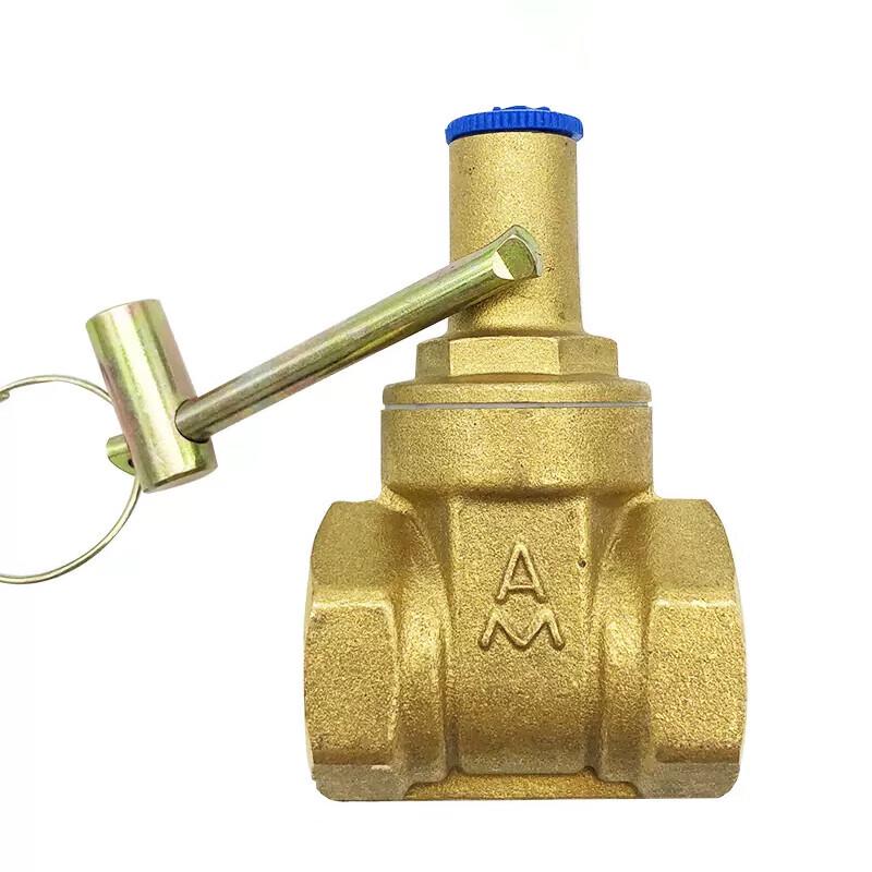 AM Ameco 166 Lockable Brass Gate Valve