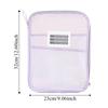 Zipper Test Paper Storage Bag A4 Stationery Organizer Pouch Sorting Bag Transparent File Bag  Kids