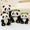 Plüschtiere Panda Mollig Weich Gestopft Baby Puppe Lotusblatt Panda Kissen Zimmer Dekoration Sofakissen Kinder Schönes Geschenk