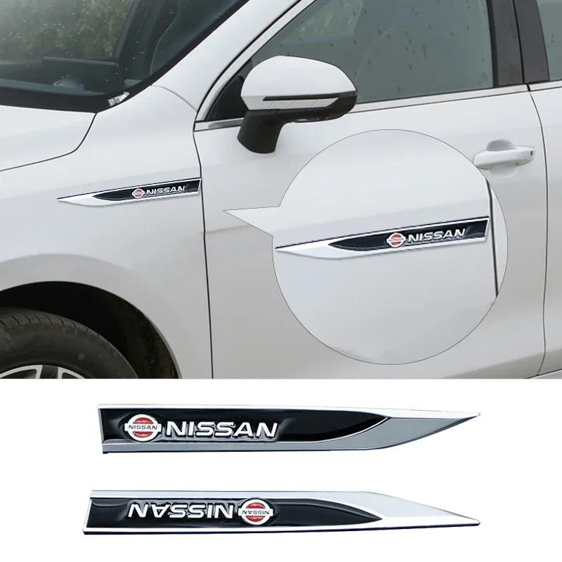2 buc Stil Auto Aripă Laterală Caroserie Cuțit Embleme Autocolante Decor Pentru Nissan Nismo Juke Note Versa Almera X-Trail Xterra Qashqai
