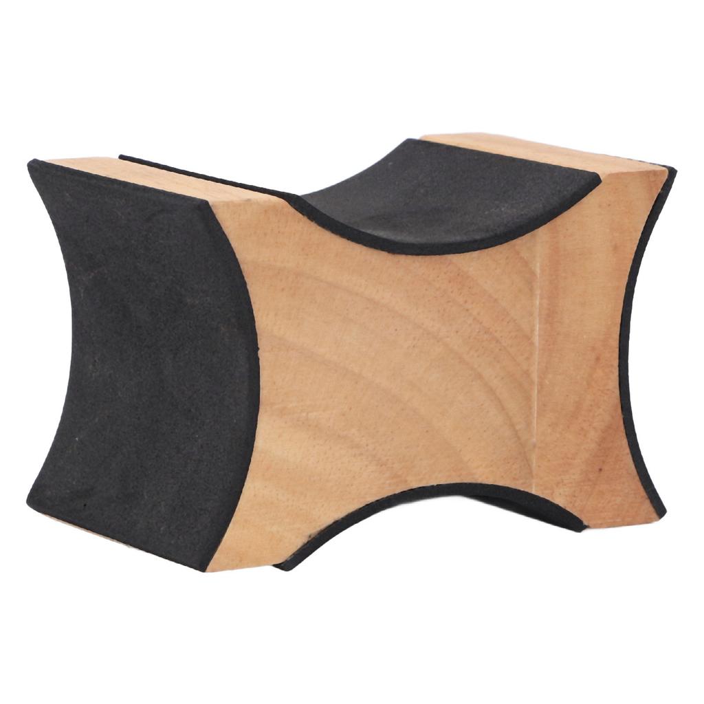 Guitar Neck Rest 2 Heights Solid Wood Support Soft Sponge Cushion Guitar Neck Rest Pillow for