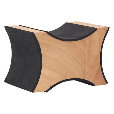 Gitarre Neck Rest 2 Höhen Massivholz Unterstützung Weichen Schwamm Kissen Gitarre Neck Rest Kissen für