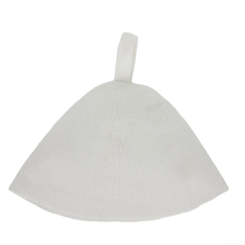 

Sauna Hat Thicken Cap Avoid Heatstroke Heat Insulating Lightweight білий