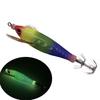 8cm/6g Luminous Shrimp Bait Sharp Squid Hook Simulation 3D Fisheye Jigging Fishing Outdoor