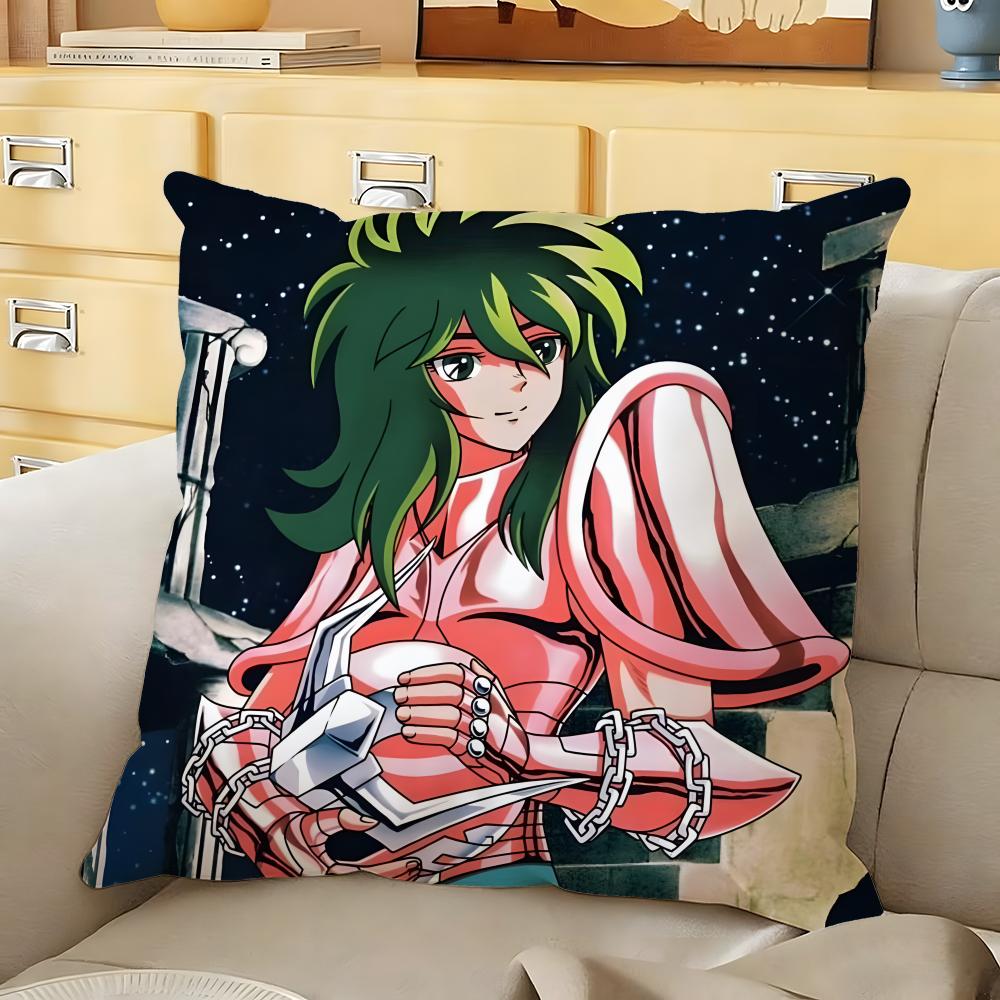 Anime SSaint SSeiya Cushion Cover Soft Durable Reversible Pillow Cover Home  Car MultiScene Daily Comfort Pillowcase