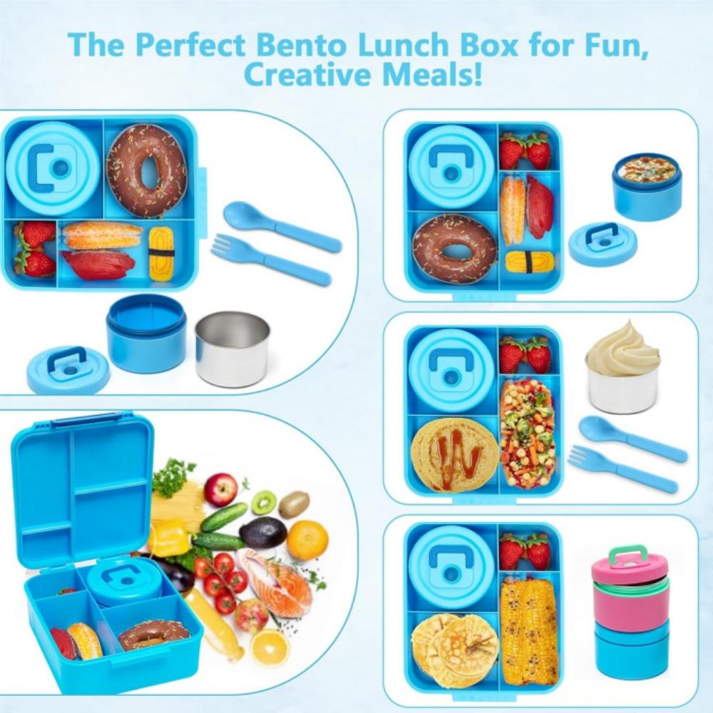 Kid's Lunch Boxes Microwave Oven Bento Box for Teenagers and Workers At School, Canteen, Back School