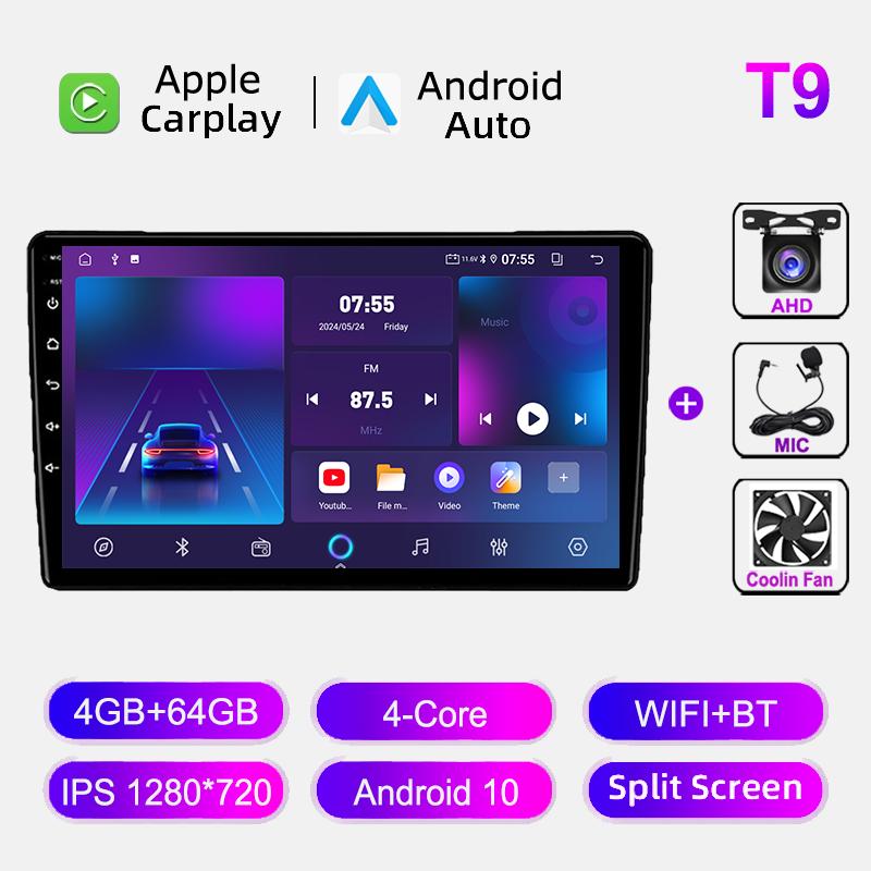 GPS Navigation For Ford Fusion 1 2005-2012 Car Radio 4G WIFI Multimedia Video Player BT Carplay DSP Android Auto 2Din Stereo