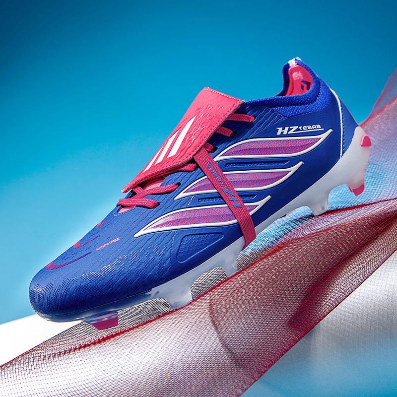 Bestseller transfronterizo: Zapatillas de fútbol profesionales de media caña para césped con tacos largos, zapatillas de entrenamiento de competición para hombre y mujer, ZAPATILLAS DE FÚTBOL