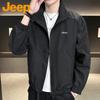 JEEP Men's Spring Autumn Casual Stand-up Collar Jacket