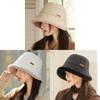 Fisherman Hat For Women Thick Plush Waterproof Winter Casual Sun Hat